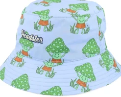 Kids Happy Fungi Hat Cooling Spray Blue Bucket - Headster