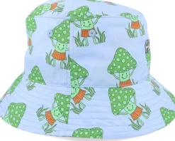 Kids Happy Fungi Hat Cooling Spray Blue Bucket - Headster