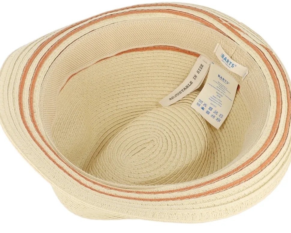 Kids Hare Hat Rust Trilby Straw Hat - Barts
