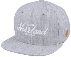 Kids Heather Grey Snapback - SQRTN
