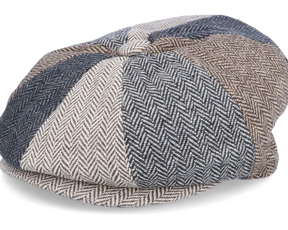 Kids Herringbone Patch Newsboy Cap - Jaxon & James