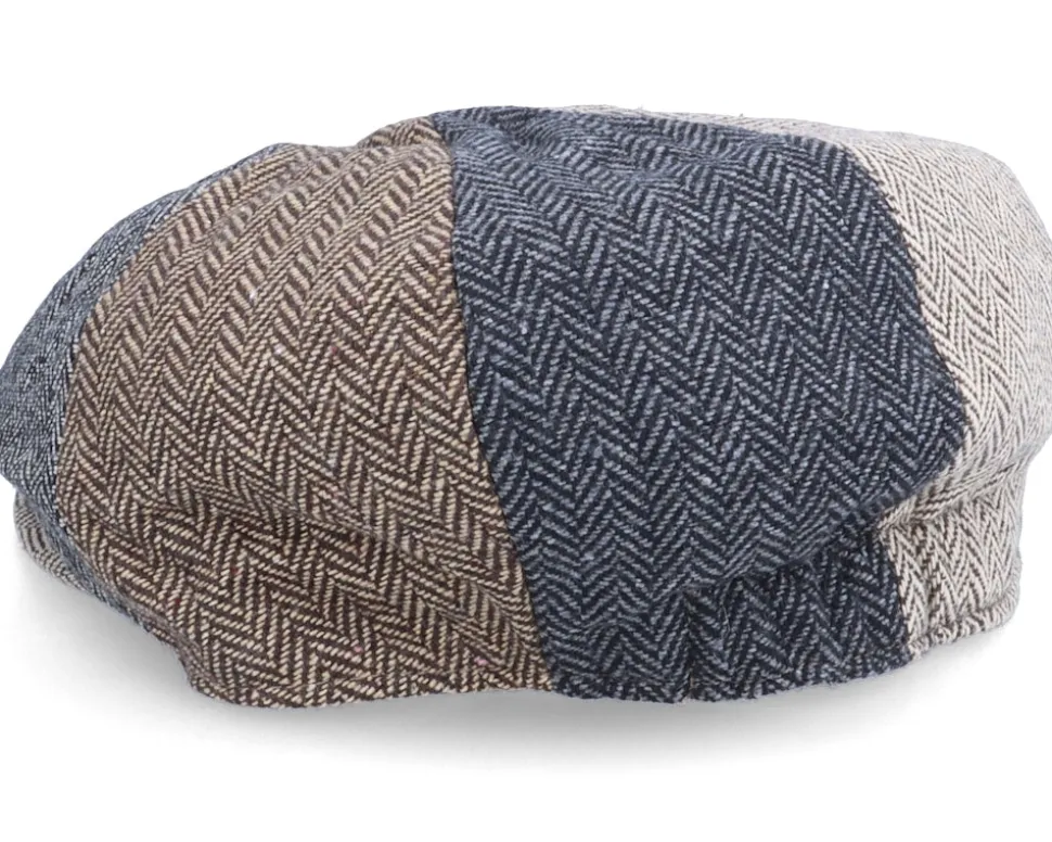 Kids Herringbone Patch Newsboy Cap - Jaxon & James