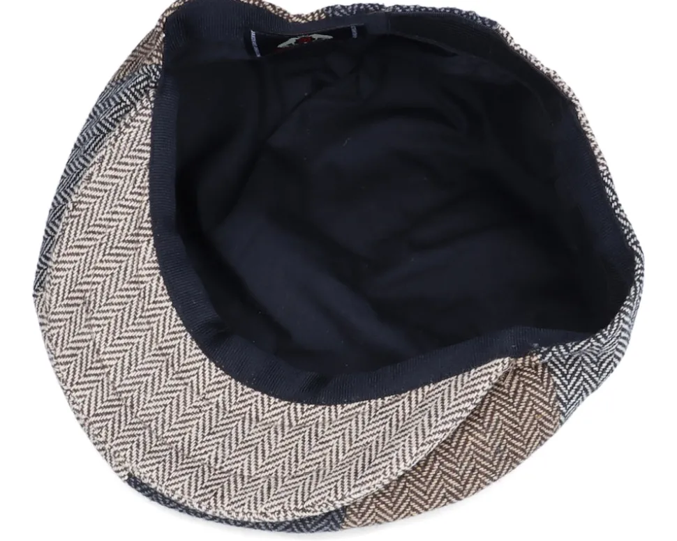 Kids Herringbone Patch Newsboy Cap - Jaxon & James