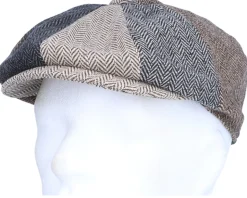 Kids Herringbone Patch Newsboy Cap - Jaxon & James