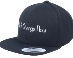 Kids I'm In Charge Now Black Snapback - Kiddo Cap