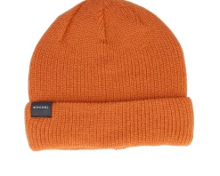 Kids Impact Reg Beanie Orange Amber Cuff - Rip Curl