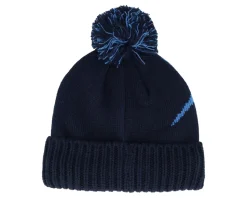 Kids Intarsia Knit Navy/Blue Pom - Bauer