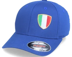 Kids Italy Flag Shield Blue Flexfit - Forza
