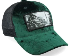 Kids Japan Velvet Green/Black Trucker - Calza Pennello