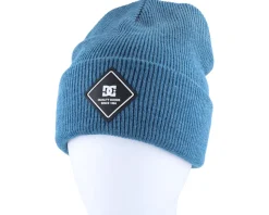 Kids Label Beanie Dark Blue Cuff - DC