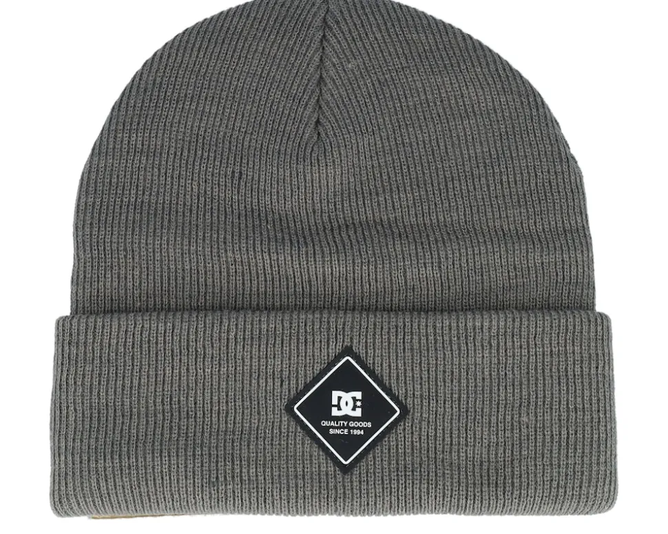 Kids Label Youth Beanie Pewter Cuff - DC