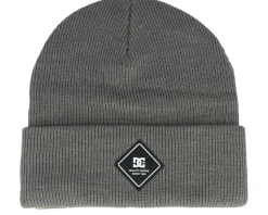 Kids Label Youth Beanie Pewter Cuff - DC