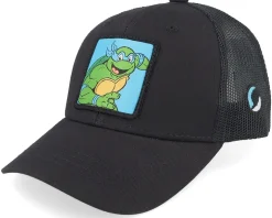 Kids Leonardo Box Black Trucker - TMNT