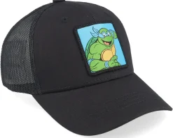 Kids Leonardo Box Black Trucker - TMNT
