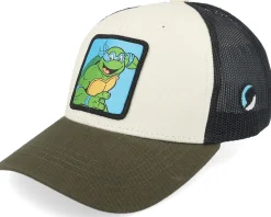 Kids Leonardo Box Black Trucker - TMNT