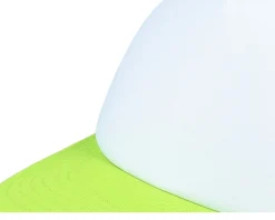 Kids Limegreen/White Vintage Foam Trucker - Beechfield