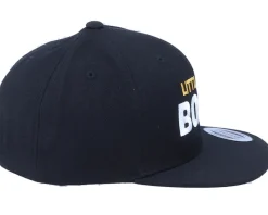Kids Little Big Boss Black Snapback - Kiddo Cap