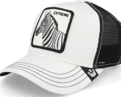 Kids Little Stripe White/Black Trucker - Goorin Bros.