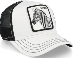 Kids Little Stripe White/Black Trucker - Goorin Bros.