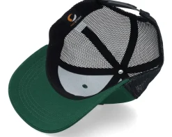 Kids Lizard With Hat Patch Dark Forest/Black - Kiddo Cap