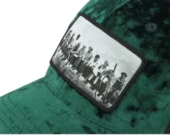 Kids Lunch Atop A Skyscraper Velvet Green/Black - Calza Pennello