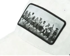 Kids Lunch Atop A Skyscraper Velvet White/Black - Calza Pennello