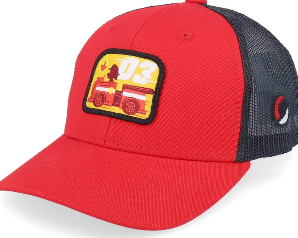 Kids Marshall Firetruck Red/Black Trucker - PAW Patrol