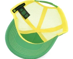 Kids Mesh Back Tractors Yellow/Green Trucker - John Deere