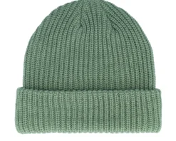Kids Minimal Beanie Hedge Green Cuff - Headster