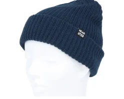 Kids Minimal Beanie True Indigo Cuff - Headster