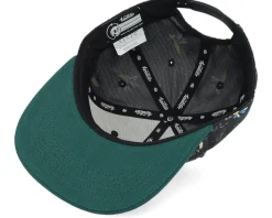 Kids Mosquito Black/Dark Green Snapback - Headster