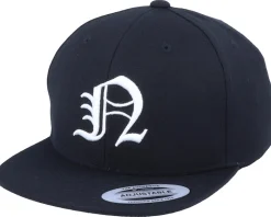 Kids N Letter 3D Black Snapback - Kiddo Cap