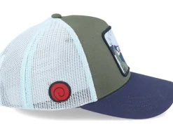 Kids Naruto Kakashi Light Blue/Dark Green/Blue Trucker - Capslab