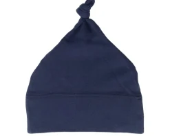 Kids Nautical Navy Baby One-knot Beanie - Babybugz