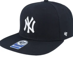 Kids New York Yankees Lil Shot Captain Black Snapback - 47 Brand