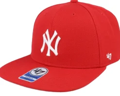 Kids New York Yankees Lil Shot Captain Red Snapback - 47 Brand