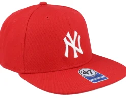 Kids New York Yankees Lil Shot Captain Red Snapback - 47 Brand