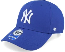 Kids New York Yankees Raised Basic Mvp Royal Adjustable - 47 Brand