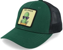 Kids No Hugs Cactus Dark Caramel/Black Trucker - Kiddo Cap