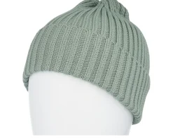 Kids Organic Cotton Dusty Green Cuff - Beechfield