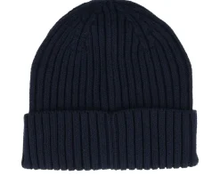 Kids Organic Cotton Oxford Navy Cuff - Beechfield