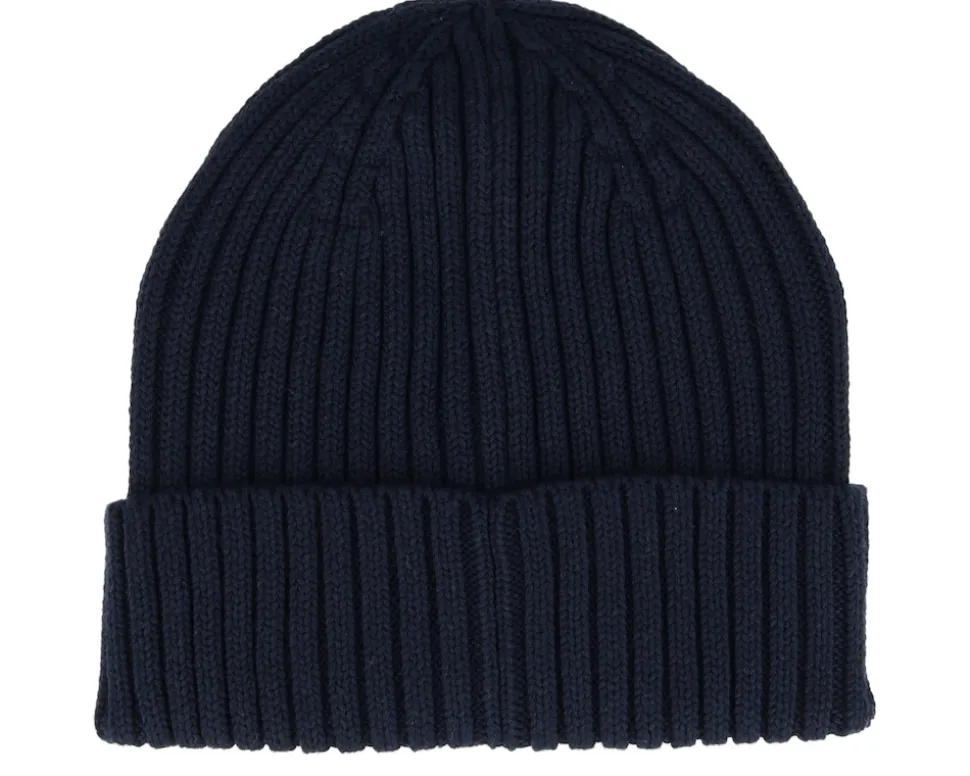 Kids Organic Cotton Oxford Navy Cuff - Beechfield