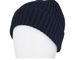 Kids Organic Cotton Oxford Navy Cuff - Beechfield