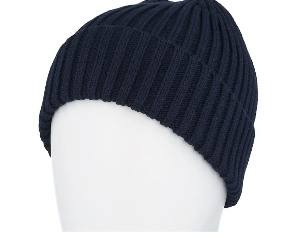 Kids Organic Cotton Oxford Navy Cuff - Beechfield