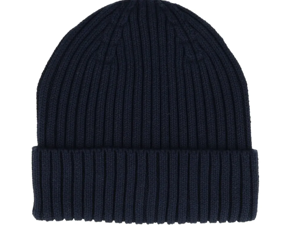 Kids Organic Cotton Oxford Navy Cuff - Beechfield