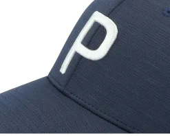 Kids P Cap Navy Blazer/Ash Gray Adjustable - Puma