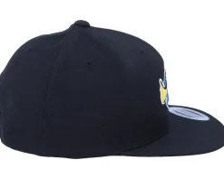 Kids Pacific Blue Tang Fish Black Snapback - Kiddo Cap