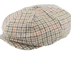 Kids Paper Boy Hat Olive Flat Cap - Upfront