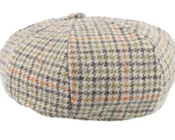 Kids Paper Boy Hat Olive Flat Cap - Upfront