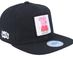 Kids Peppa With Sneakers Black Snapback - Peppa Pig